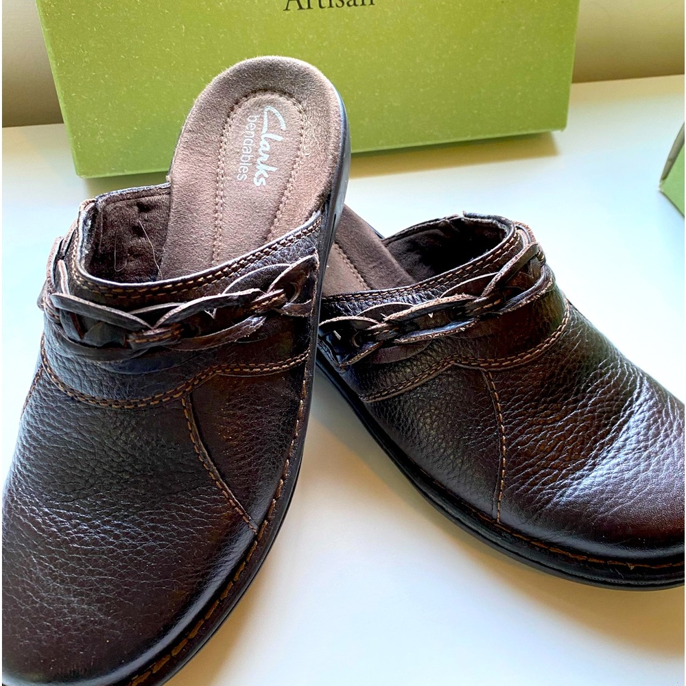 Clark’s Dark Brown Mules